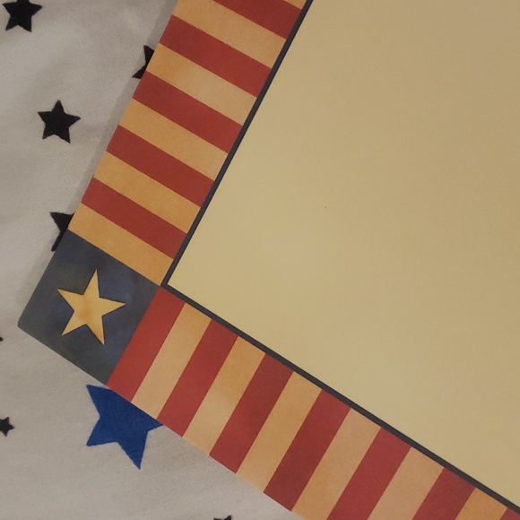 Free! (With Purchase) Hallmark Designer Computer Paper- Vintage Patriotic Stars - Picture 4 of 8